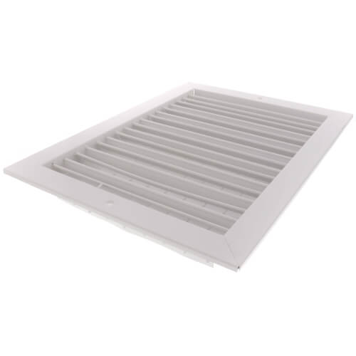 Main product image of 14" x 10" (Wall Opening Size) White Commercial Supply Register (821 Series)