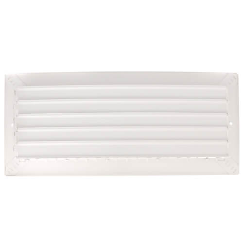 Main product image of 16" x 6" (Wall Opening Size) White Commercial Supply Register (821 Series)