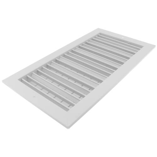 16" x 8" (Wall Opening Size) White Commercial Supply Register (821 Series)