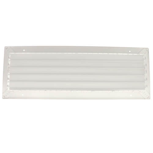 Main product image of 20" x 6" (Wall Opening Size) White Commercial Supply Register (821 Series)