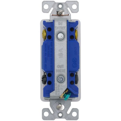 Main product image of Decorator 4-Way Rocker Switch, Flush Mount - White (15A, 120/277V)