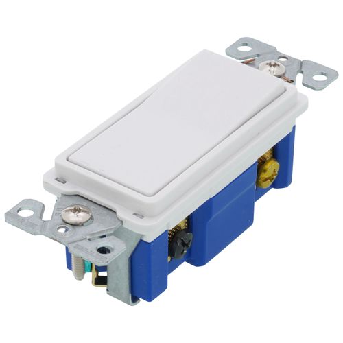 Main product image of Decorator 4-Way Rocker Switch, Flush Mount - White (15A, 120/277V)