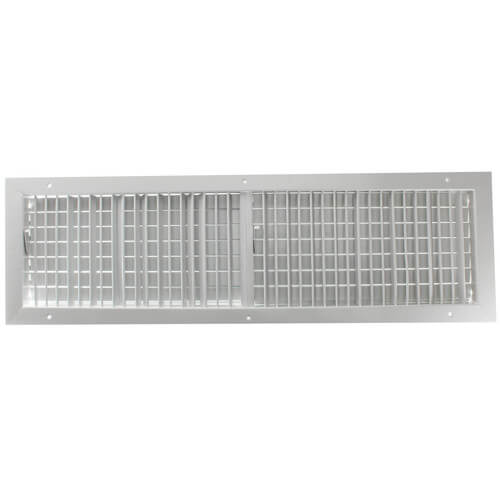 Main product image of 30" x 8" (Wall Opening Size) White Commercial Supply Register (821 Series)