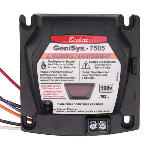 Main product image of 7505P GeniSys Cad Cell Oil Primary Control w/ 15 sec Pre-Purge & 30 sec Post-Purge (Replaces R7184P Relay Controls)