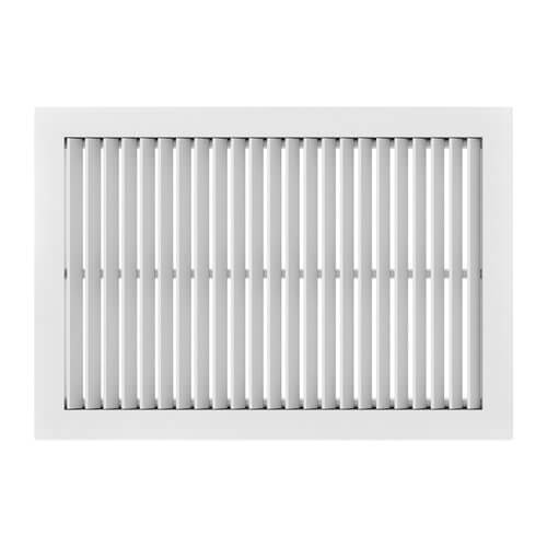 Main product image of 8" x 4" (Wall Opening Size) White Commercial Supply Register (831 Series)