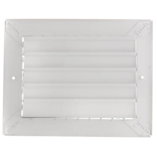 14" x 4" (Wall Opening Size) White Commercial Supply Register (831 Series)
