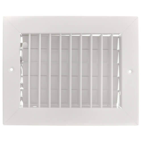 14" x 4" (Wall Opening Size) White Commercial Supply Register (831 Series)