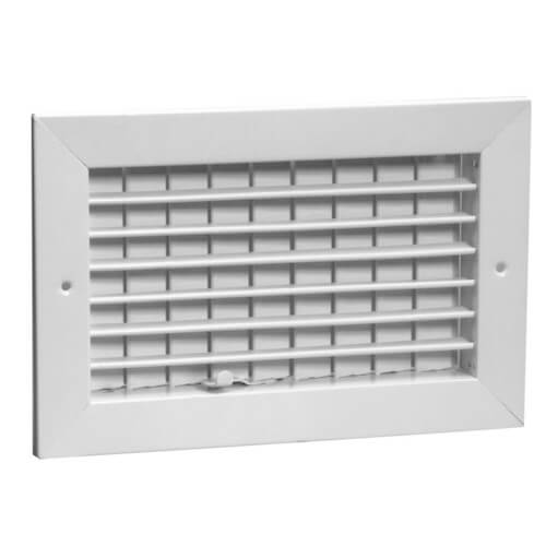 Main product image of 30" x 6" (Wall Opening Size) White Commercial Supply Register (831 Series)