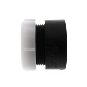 1-1/2" Hub x Slip Joint ABS DWV Trap Adapter