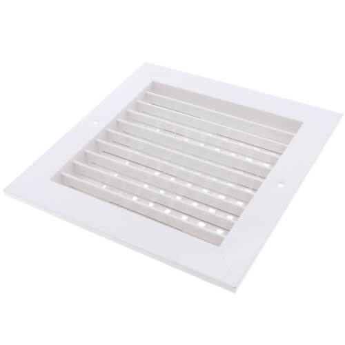 8" x 8" 92HVO Steel Double Deflection Register, No Damper