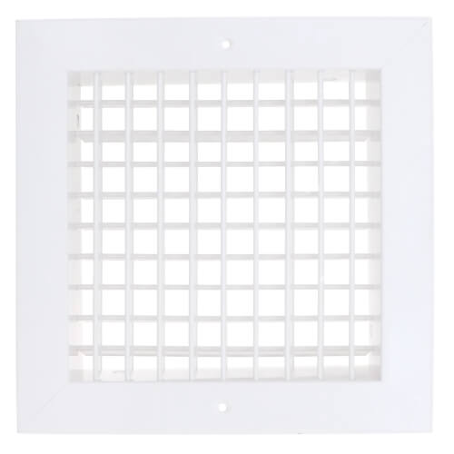 8" x 8" 92HVO Steel Double Deflection Register, No Damper