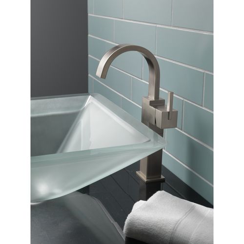 Main product image of Vero 1 Handle Vessel Bathroom Faucet (Stainless), 753LF-SS
