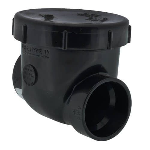 Main product image of 1-1/2" ABS Backwater Valve w/ Hub