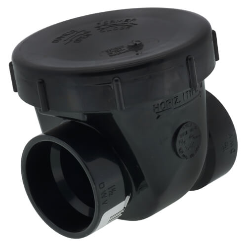 Main product image of 1-1/2" ABS Backwater Valve w/ Hub