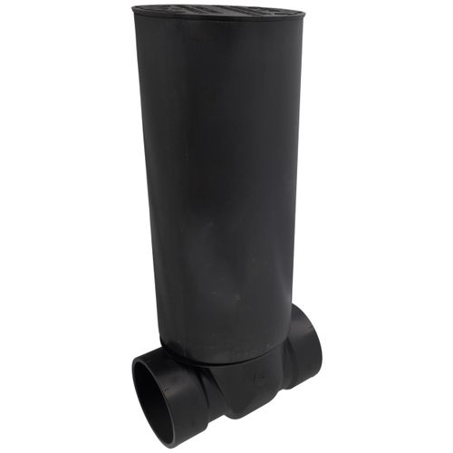 Main product image of 3" ABS Backwater Valve w/ DWV Hub, 16" Access Sleeve, and ABS Lid