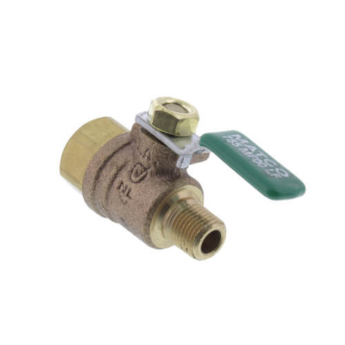 Main product image of 1/8" MNPT x 1/8" FNPT Test Cock, Ball Type with Handle (Lead-Free)