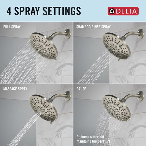 Main product image of 4 Setting Shower Head (Spotshield Brushed Nickel), 75617SN