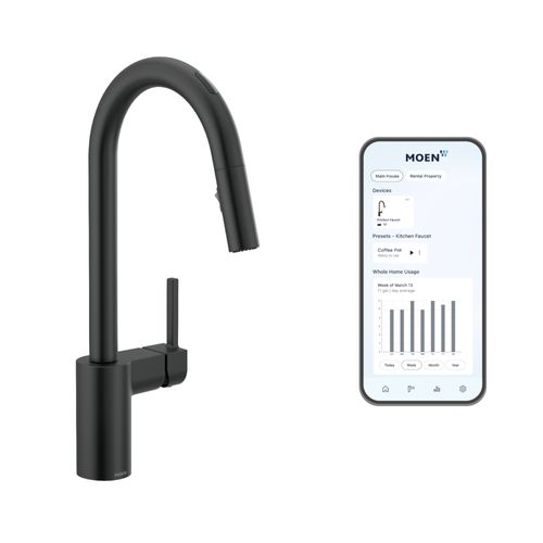 Main product image of Align 1 Handle Pulldown Kitchen Faucet, 1.5 GPM, 7565EVBL (Matte Black)