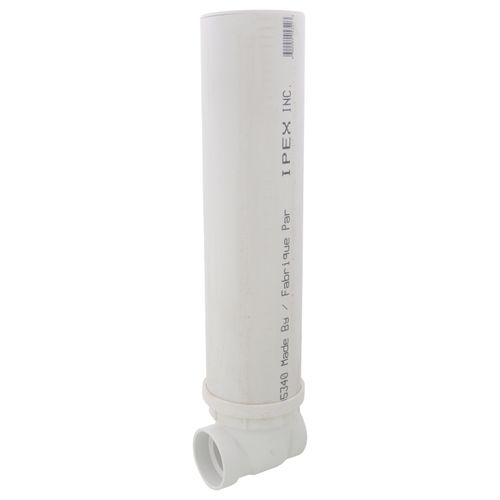Main product image of 2" PVC Backwater Valve w/ DWV Hub, 16" Access Sleeve, and ABS Lid