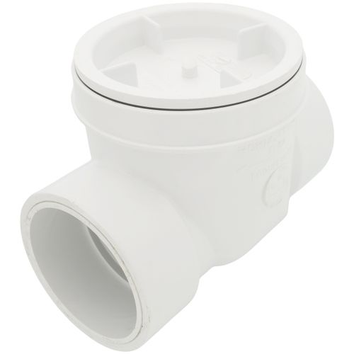 Main product image of 3" PVC Backwater Valve w/ Sewer Hub
