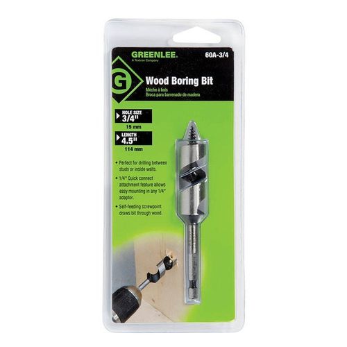 Main product image of 3/4" Quick Change Auger Bit