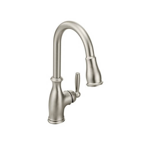 Main product image of Arbor 1-Handle High Arc Pull-down Kitchen Faucet (Spot Resist Stainless), 7594SRS