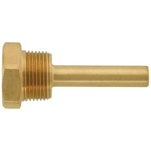 Main product image of 3/4" NPT Stepped Shank Thermowell with 4" Stem, 1-3/4" Insertion
