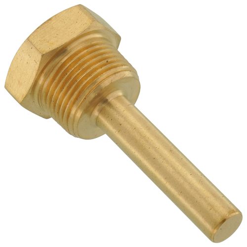 Main product image of 3/4" NPT Stepped Shank Thermowell with 4" Stem, 1-3/4" Insertion