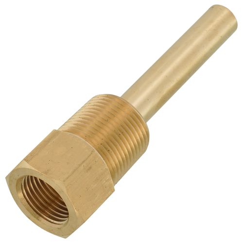 Main product image of 3/4" NPT Stepped Shank Thermowell with 4" Stem, 2-1/2" Insertion