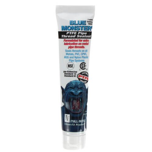 Blue Monster Heavy-Duty Industrial Grade Thread Sealant with PTFE (2 oz. Tube)