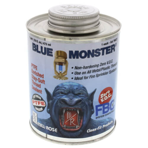 76027 Blue Monster 76027 Blue Monster StaySoft Thread Sealant w