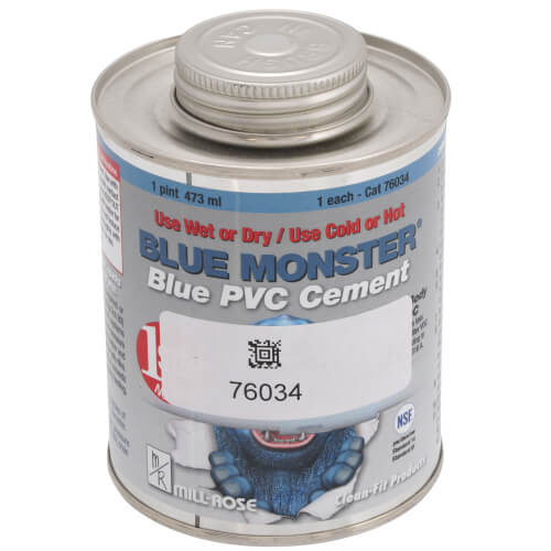 76034 Blue Monster 76034 16 oz. Blue Monster 1 Pint 1Step PVC