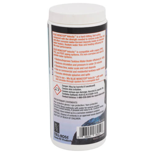 Main product image of Blue Monster Velocity Tankless Water Heater Flush (18 oz.)