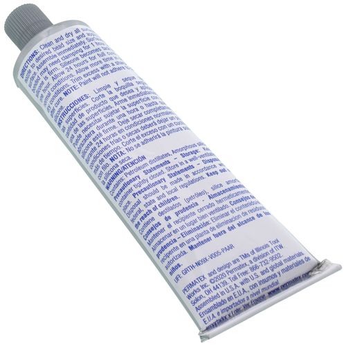 Main product image of Permatex Clear Adhesive Sealant Silicone RTV 80050 w/ Applicator, 3 oz., 7605