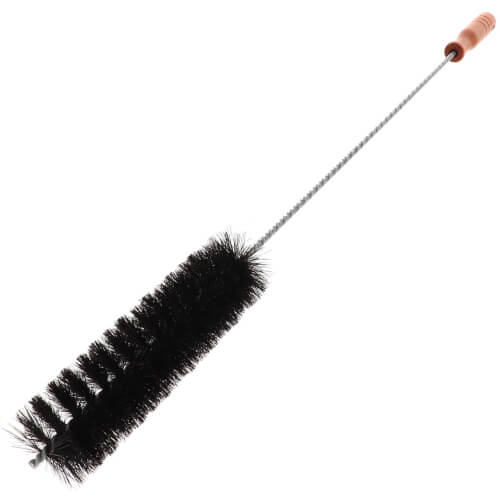 Main product image of 2" Horsehair Radiator/Furnace Cleaning Brush (Total Length w/ Handle: 27")