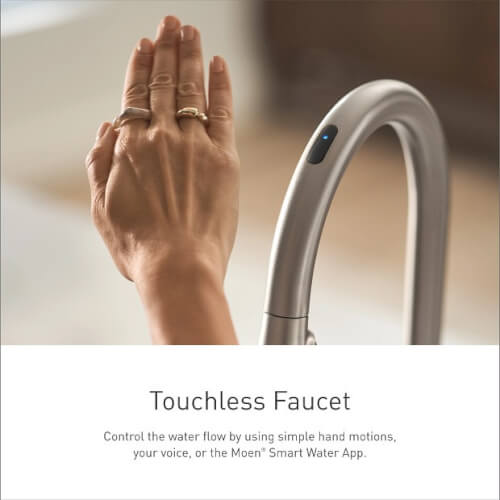 Main product image of Cia Smart Spot Resist Single Handle High Arc Pulldown Kitchen Faucet (Stainless Steel), 7622EVSRS