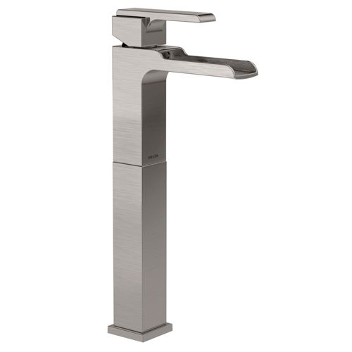 Main product image of Ara 1-Handle Vessel Channel Bathroom Faucet (Stainless), 768LF-SS