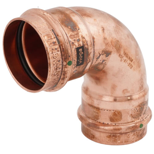 Viega 77042 2" ProPress Copper 90 Elbow (PxP) - SupplyHouse.com