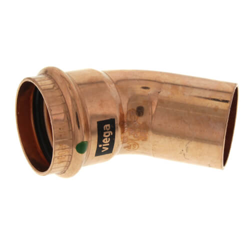 1-1/4" ProPress x FTG Copper 45° Street Elbow