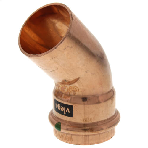 1-1/4" ProPress x FTG Copper 45° Street Elbow