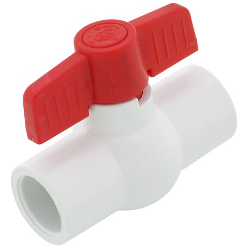 Main product image of 1/2" 770N Economy PVC Ball Valve - Solvent Ends
