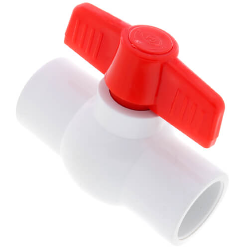 Main product image of 3/4" 770N Economy PVC Ball Valve - Solvent Ends
