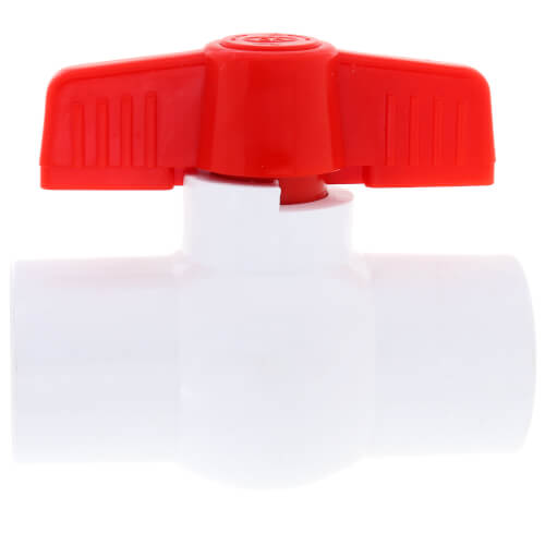 Main product image of 3/4" 770N Economy PVC Ball Valve - Solvent Ends
