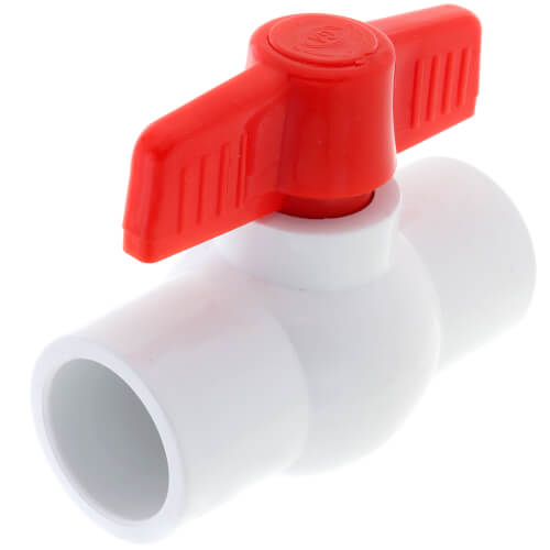 Main product image of 3/4" 770N Economy PVC Ball Valve - Solvent Ends