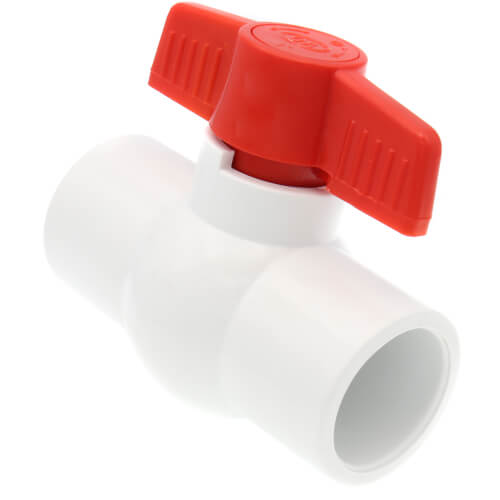 Main product image of 1" 770N Economy PVC Ball Valve - Solvent Ends