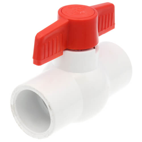 Main product image of 1" 770N Economy PVC Ball Valve - Solvent Ends