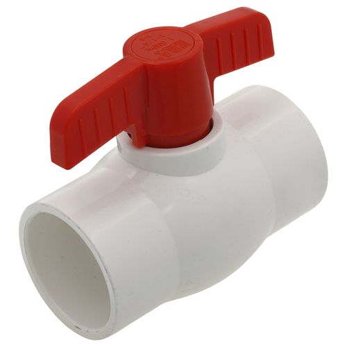 Main product image of 1-1/4" 770N SCH 40 Economy PVC Ball Valve - Solvent Ends