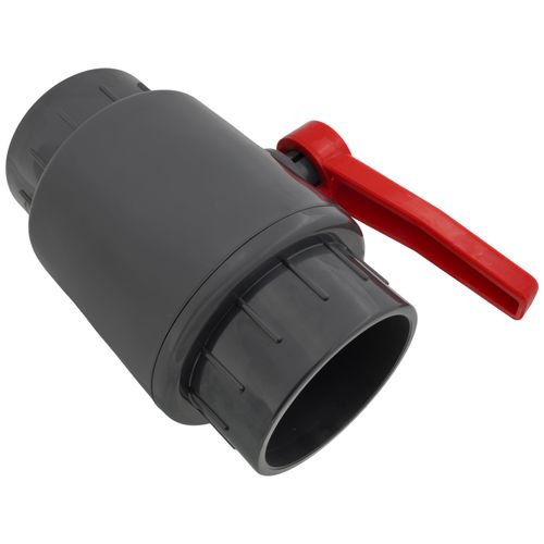 Main product image of 6" 770N SCH 80 Economy PVC Ball Valve - Solvent Ends