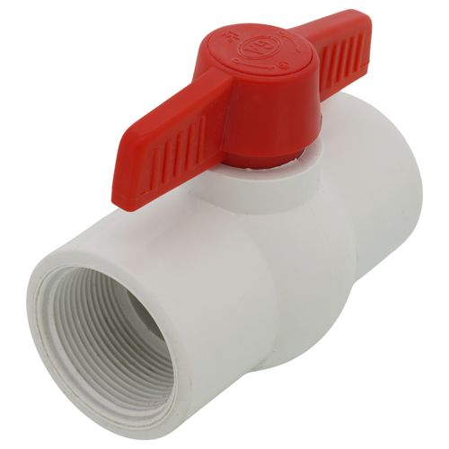 Main product image of 1-1/2" 770N SCH 40 Economy PVC Ball Valve - Threaded Ends