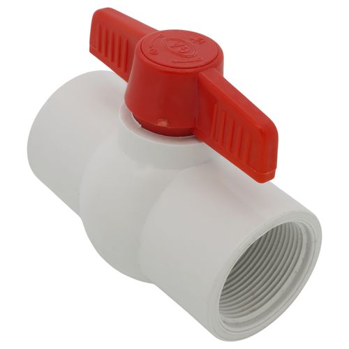 Main product image of 1-1/2" 770N SCH 40 Economy PVC Ball Valve - Threaded Ends